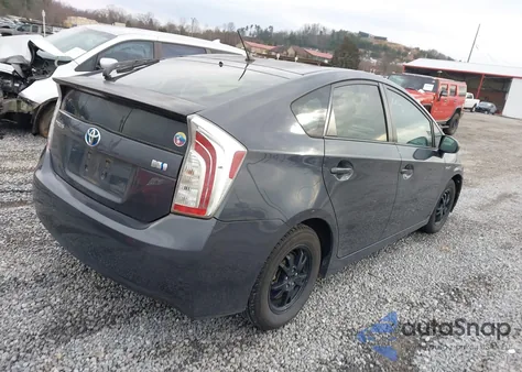 2012 Toyota Prius Two из США, поврежденный, VIN JTDKN3DU7C5537111